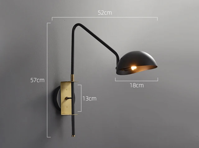 Настенный светильник MT9049-1WB black/bronze