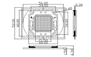 Мощный светодиод ARPL 100W EPA 5060 WW