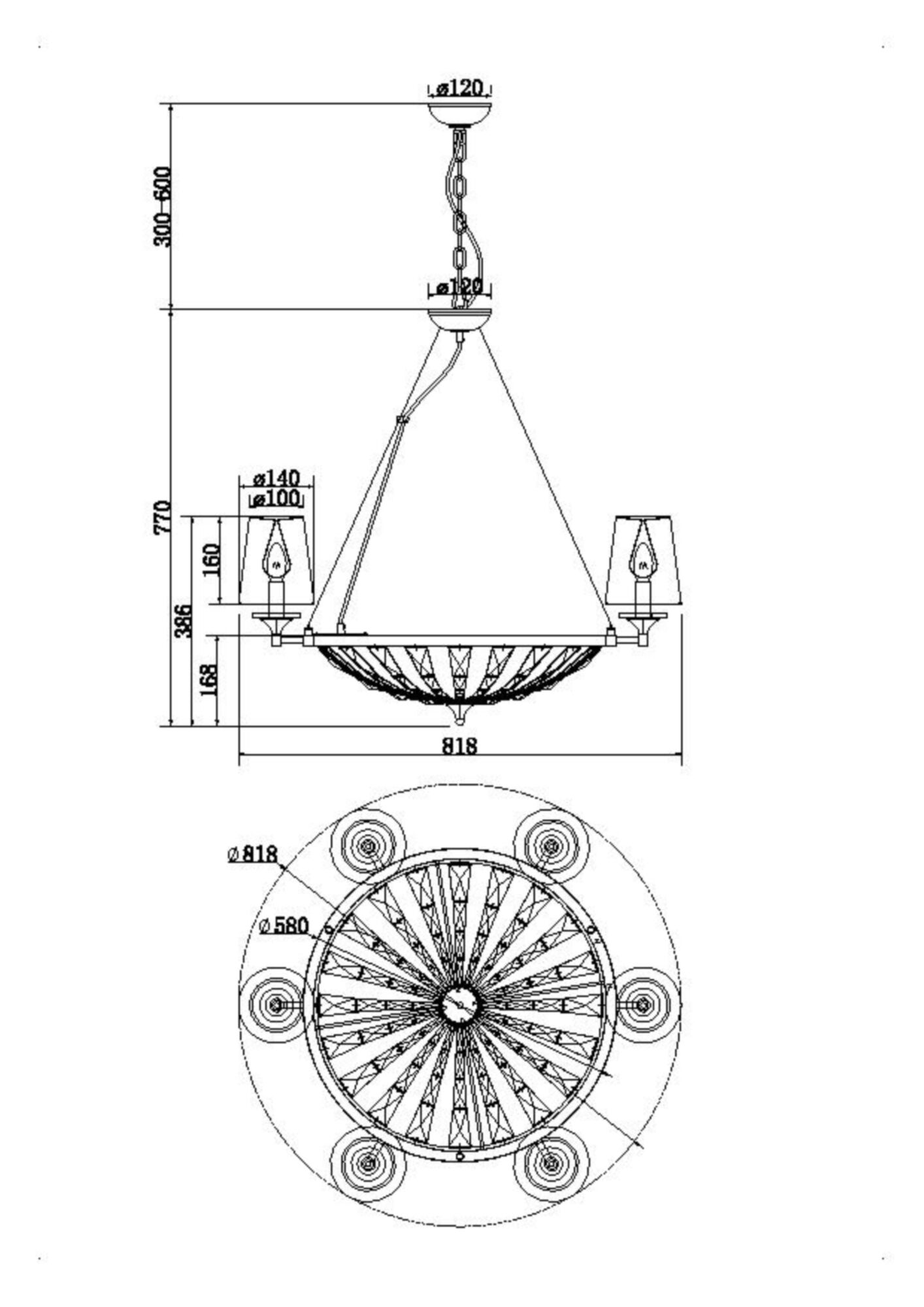 Подвесной светильник Maytoni H021PL 06