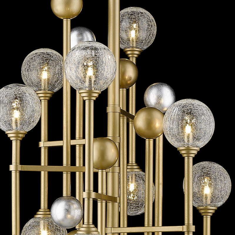 Люстра Fluxus 12 gold