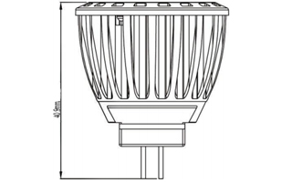 Светодиодная лампа MR11 4W30W 12V