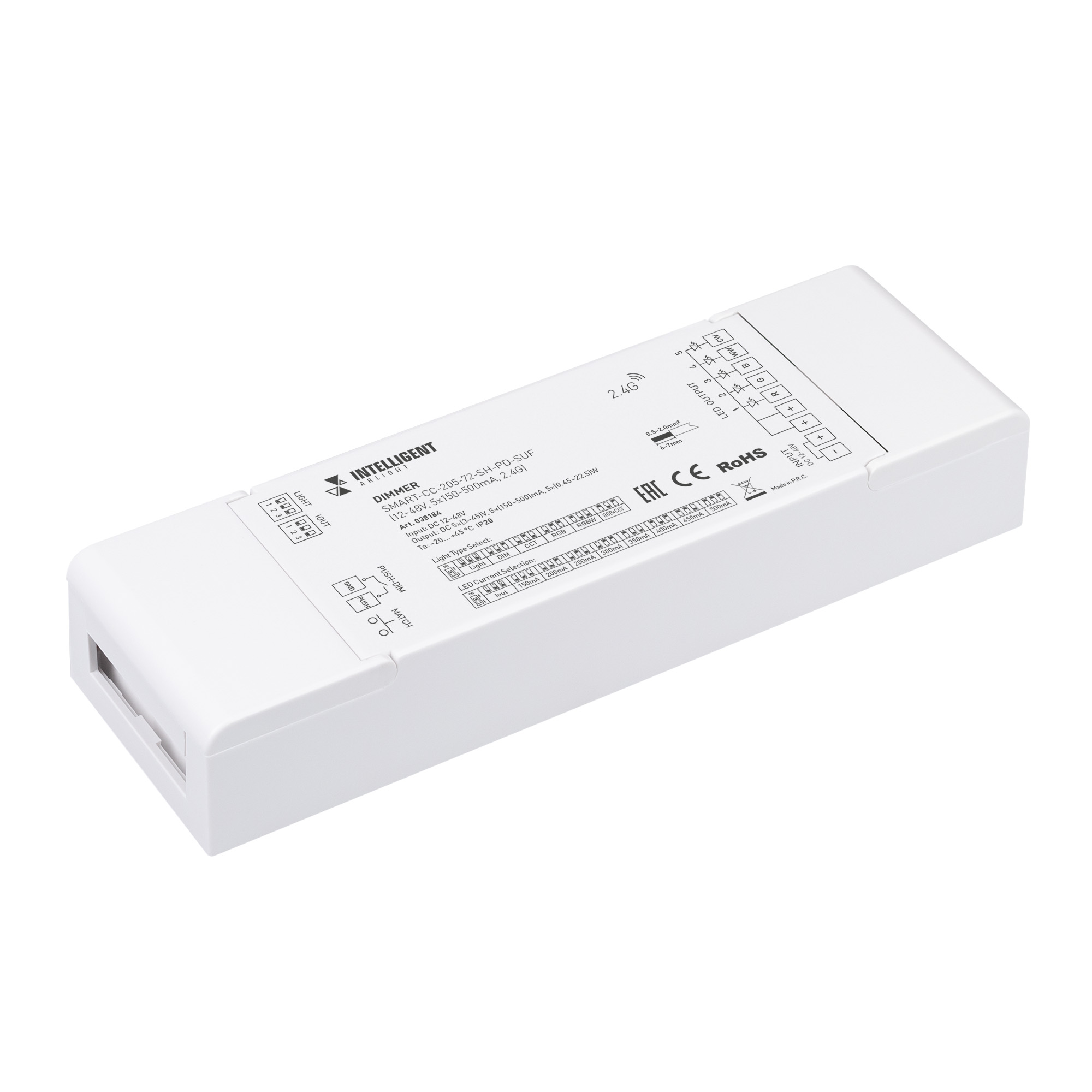 INTELLIGENT ARLIGHT Диммер SMART CC 205 72 SH PD SUF 5 лет INTELLIGENT ARLIGHT Диммер SMART CC 205 72 SH PD SUF 5 лет