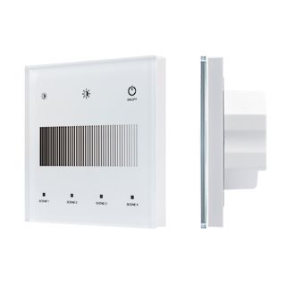 INTELLIGENT ARLIGHT Сенсорная панель SMART-DALI-301-11-1G-4SC-DT6 Белая (230V, встраиваемая, 2.4G) (IARL, IP20 Пластик, 5 лет) 046561