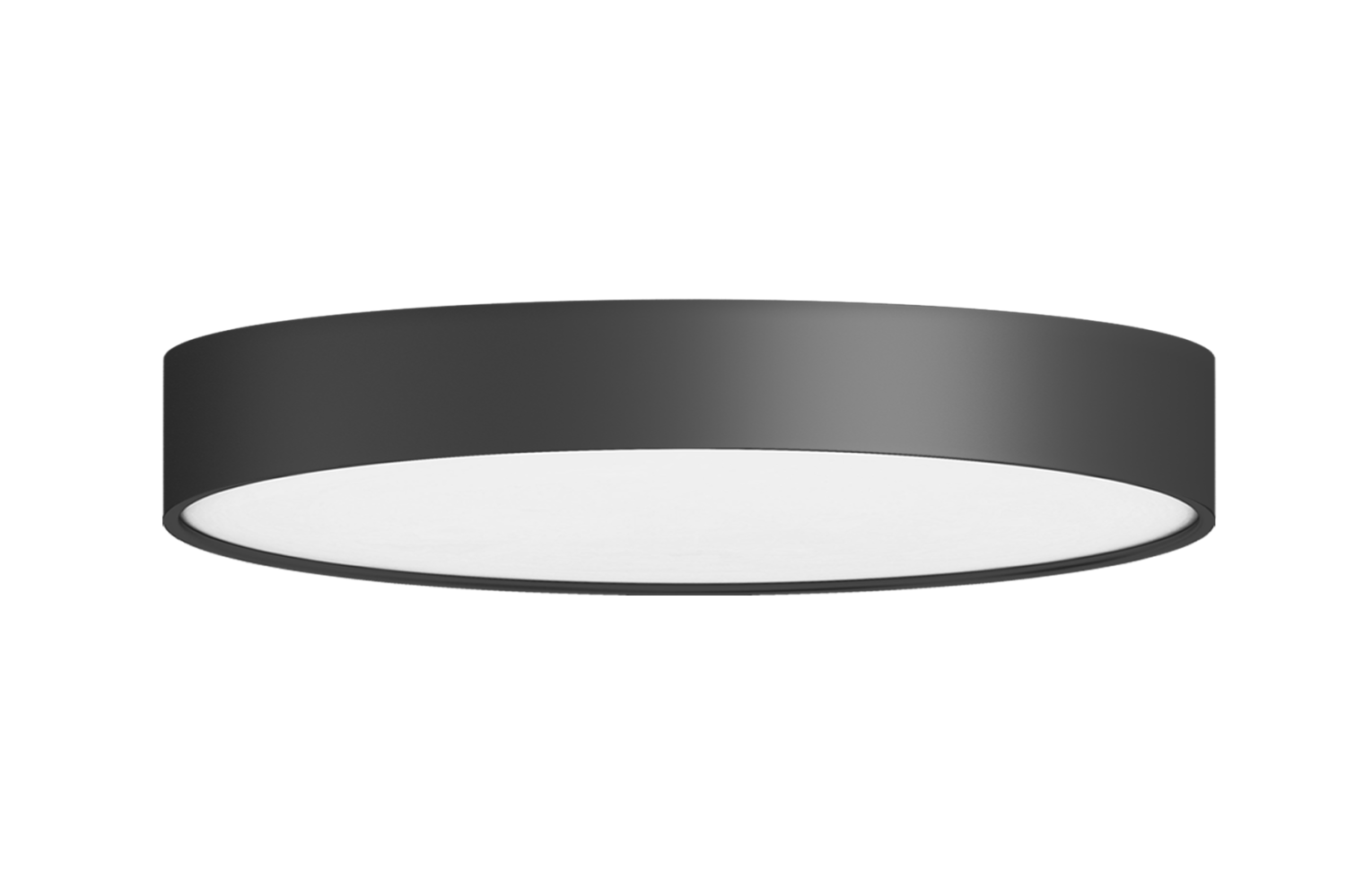 Накладной светодиодный светильник, 195W, 3000K C111052/1 D1200/RAL9005 Plato