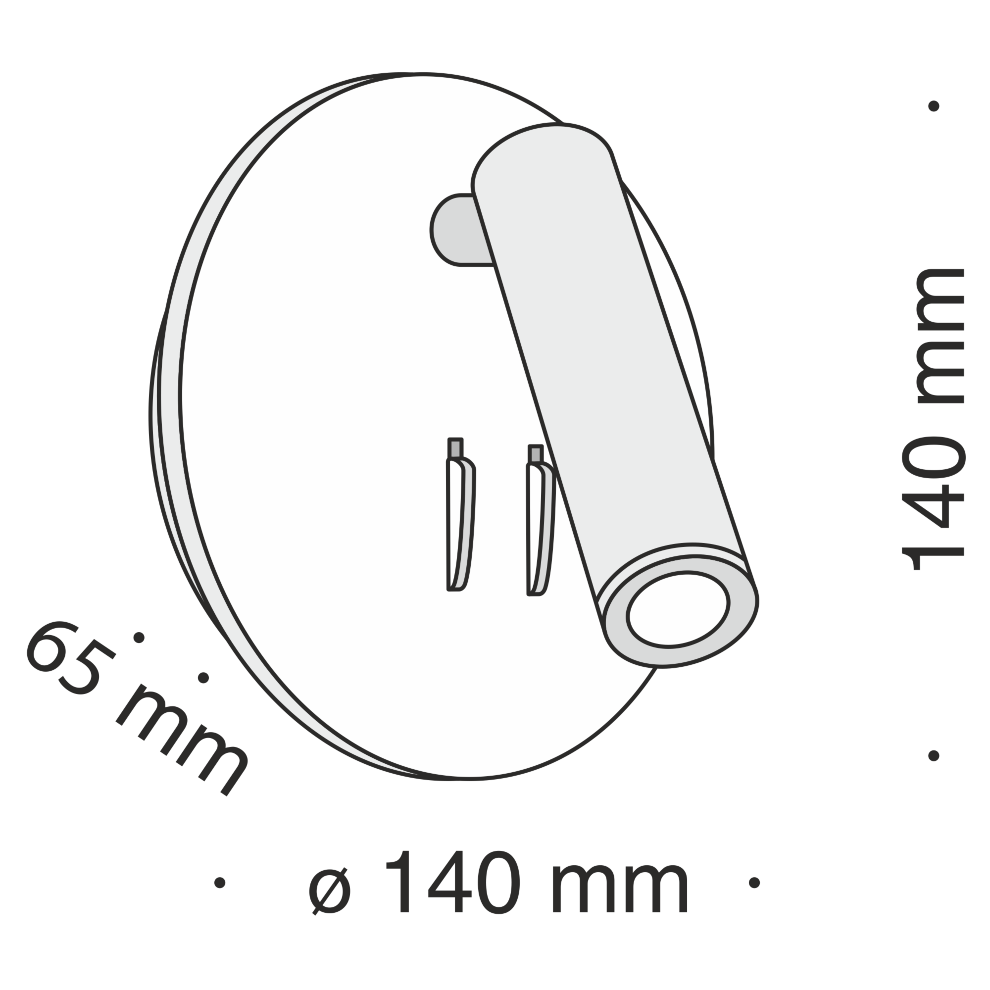 Настенный светильник (бра) Technical C176 WL 01 6W