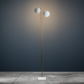 Торшер Catellani & Smith Lederam F2 white/gold