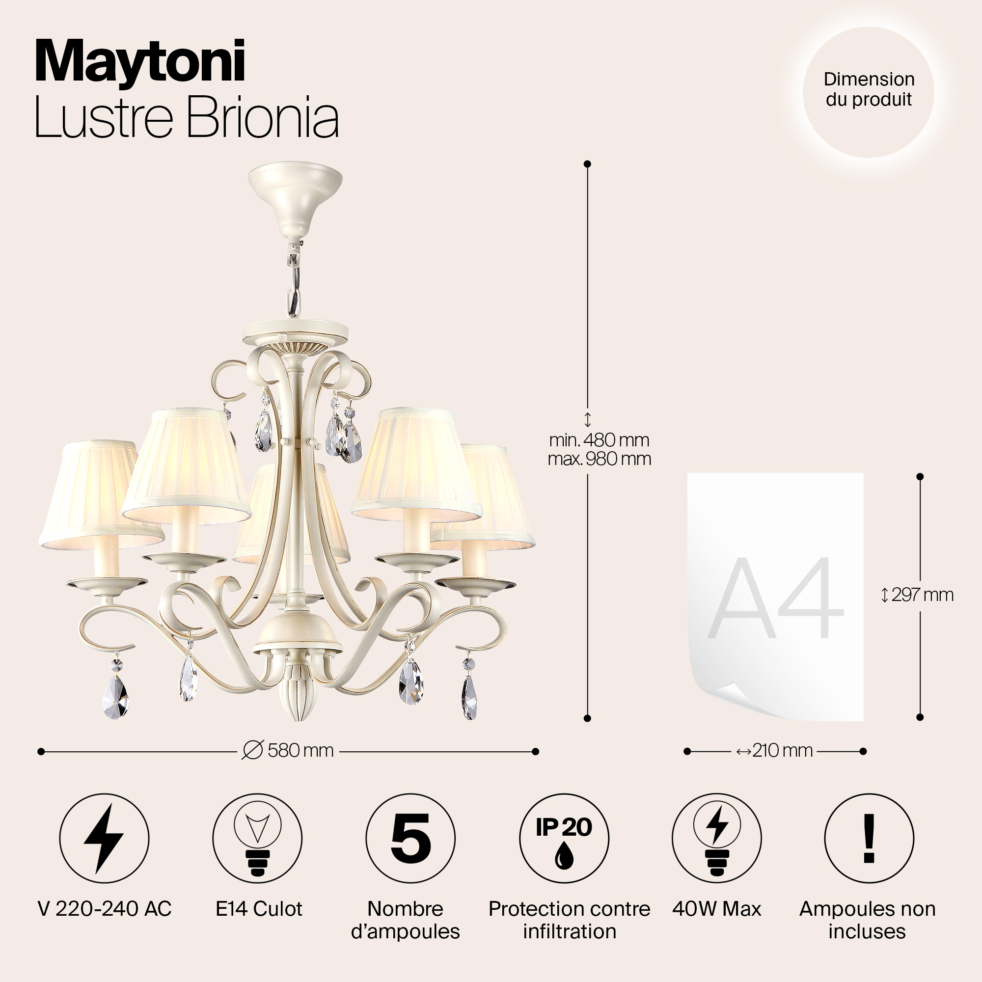 Люстра Maytoni ARM172 05