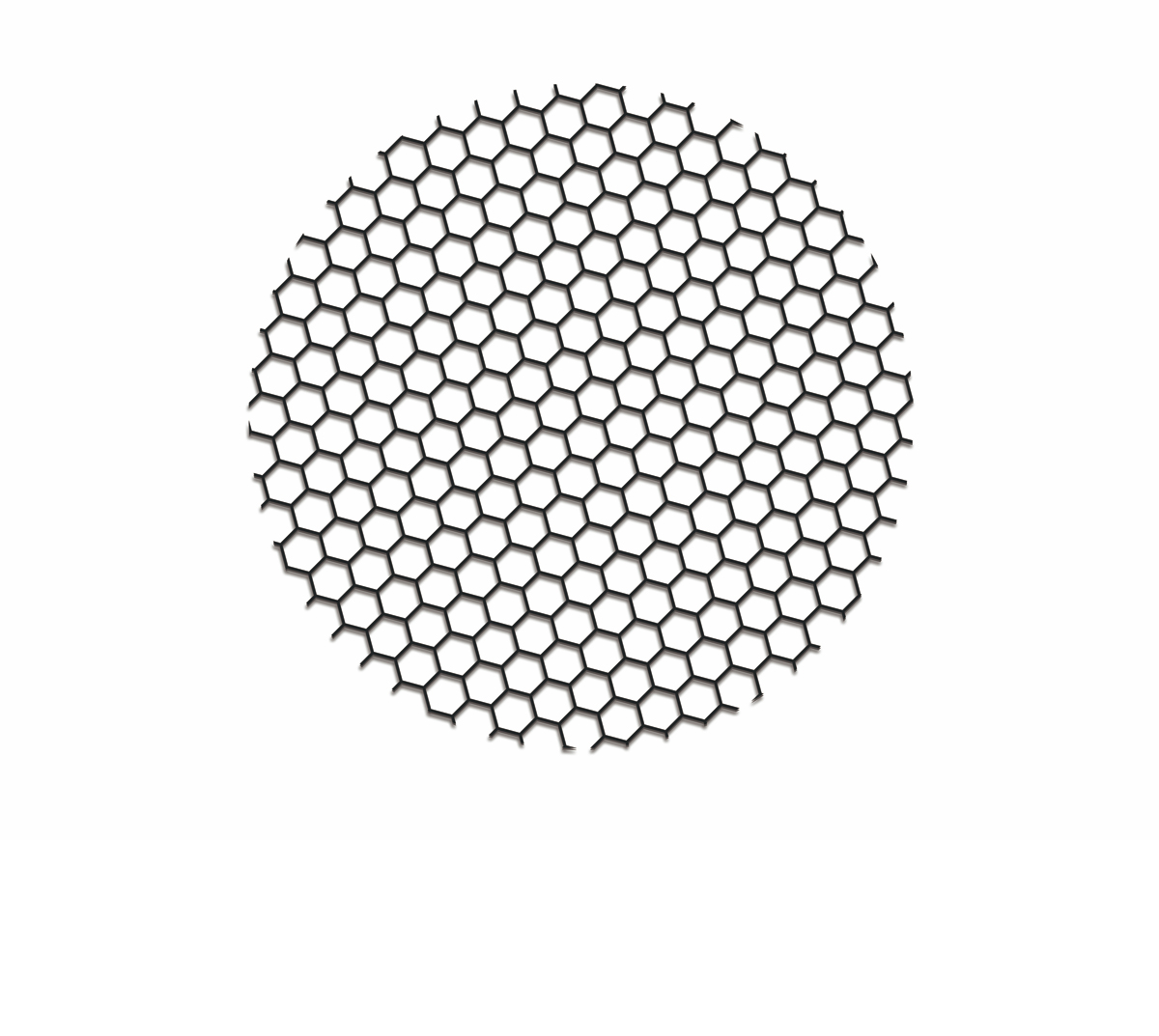 Антислепящая решетка для DL18895 10.15 Вт, D50, черный Honeycomb 18895