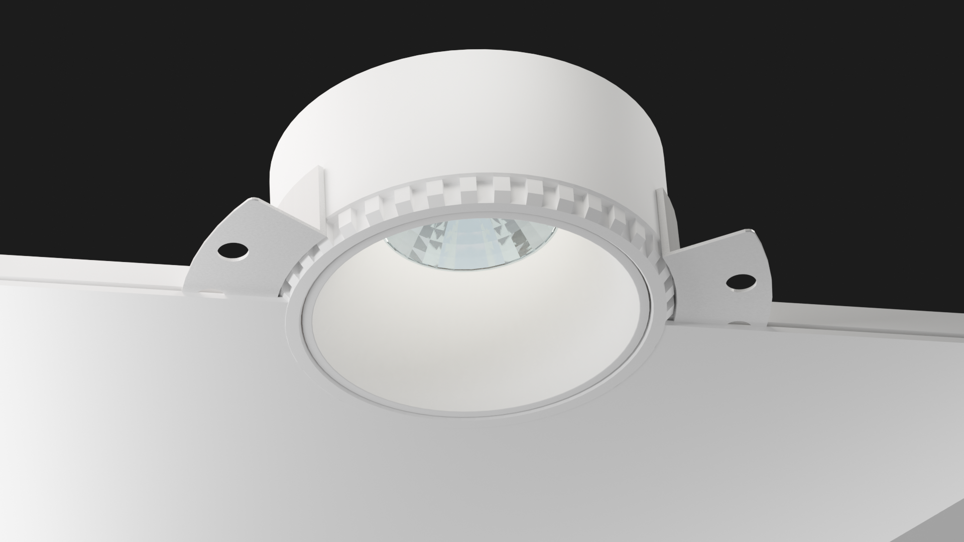 Встраиваемый светодиодный светильник под сменную лампу, матовый белый DL18892/01R White Click-Click
