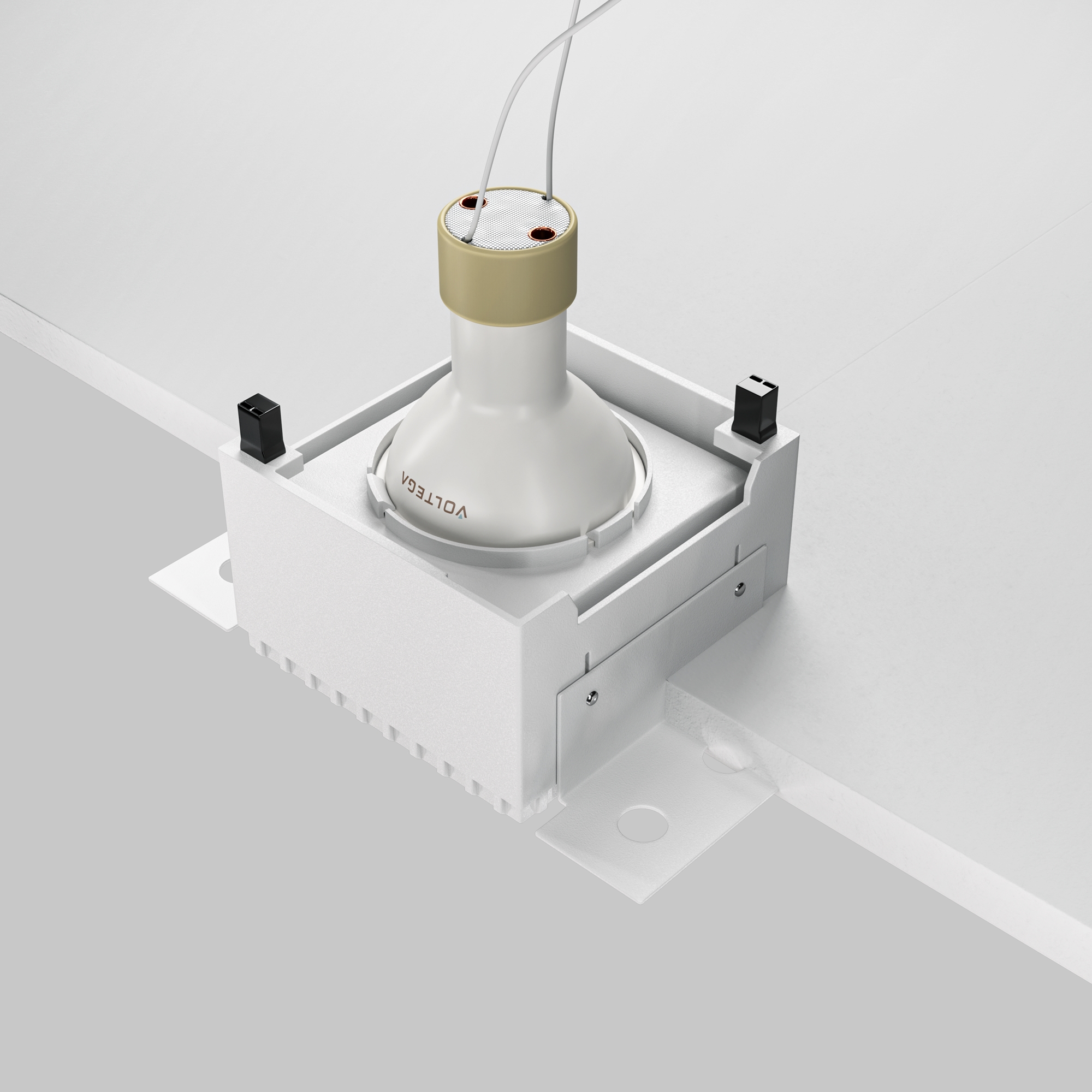 Встраиваемый светильник Technical DL051 01 GU10 SQ