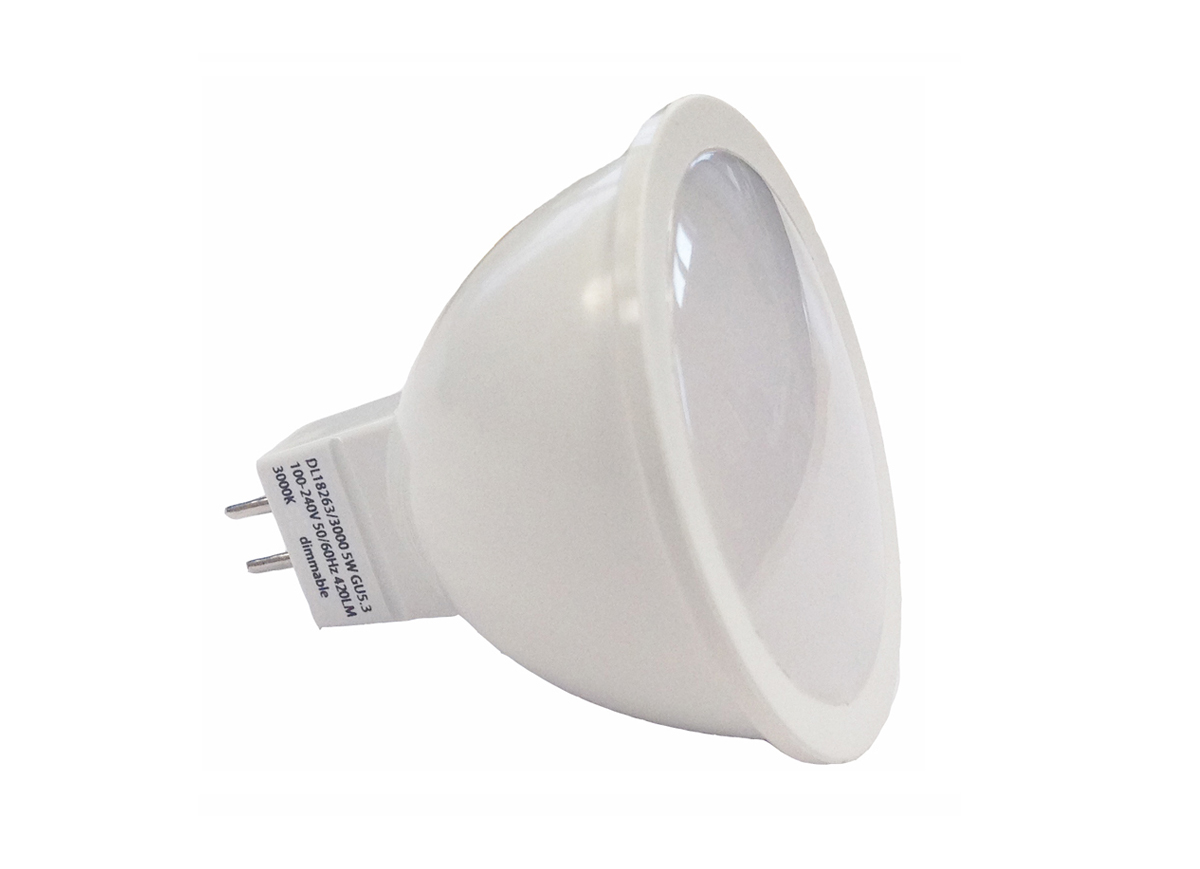 Светодиодная лампа, 5Вт DL18263/3000 5W GU5.3 Dim