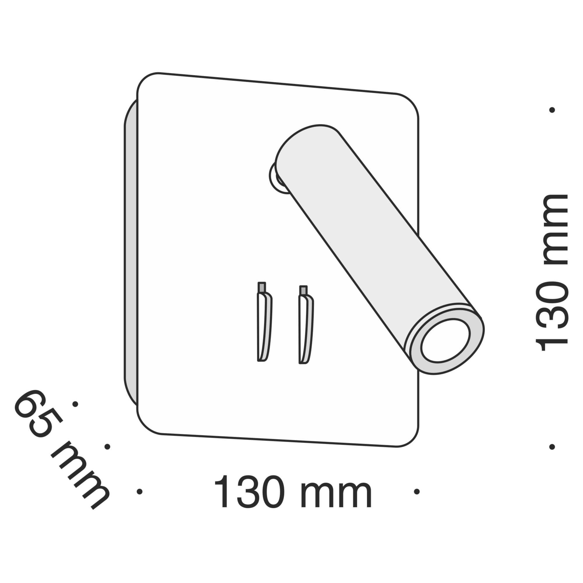 Настенный светильник (бра) Technical C175 WL 01 6W