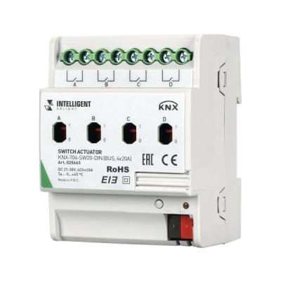 INTELLIGENT ARLIGHT Релейный модуль KNX 704 SW20 DIN INTELLIGENT ARLIGHT Релейный модуль KNX 704 SW20 DIN