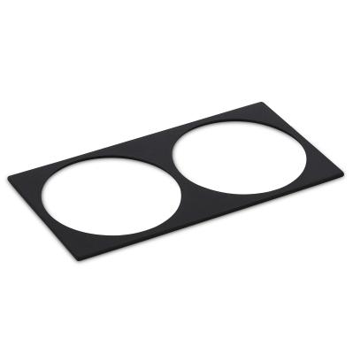 Декоративная двойная рамка для светильника DL20761, 175х89х2.5, черная Frame DL20761B2 Crater Декоративная двойная рамка для светильника DL20761, 175х89х2.5, черная Frame DL20761B2 Crater