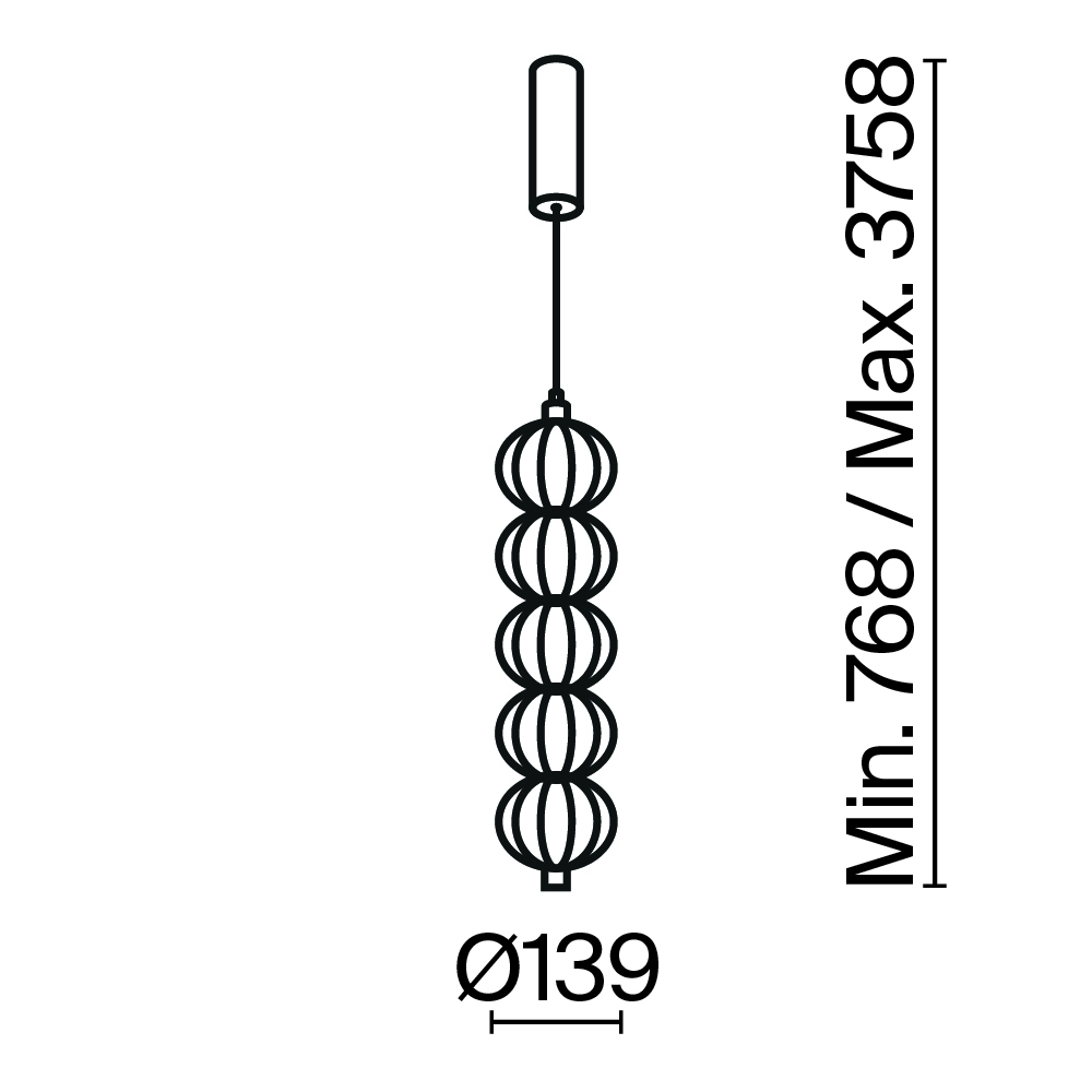 Подвесной светильник Maytoni MOD216PL L10