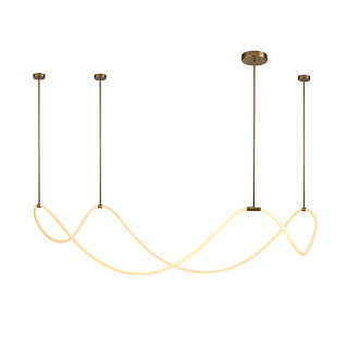 Подвесной светильник 10521P brass/white