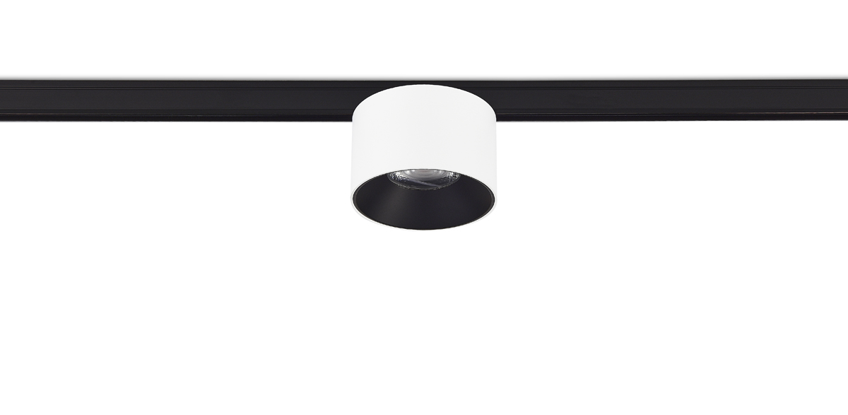 Светильник для Slim Line Mini, NOLA, 5Вт, 4000К, корпус белый, кольцо черное, коннектор черный DL20733NW5WB Nola