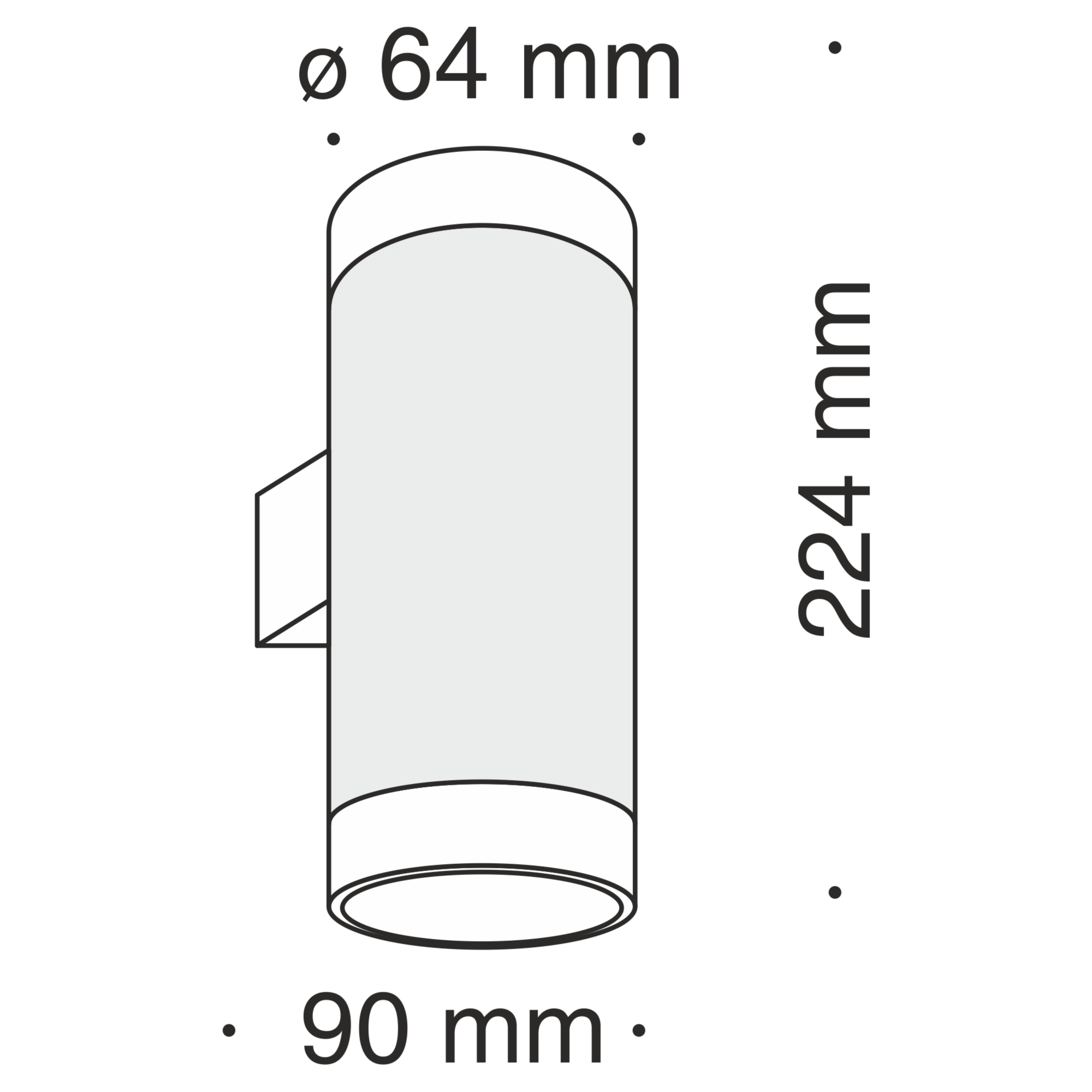 Настенный светильник (бра) Technical C027WL L10