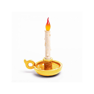 Настольная лампа Seletti Bugia gold