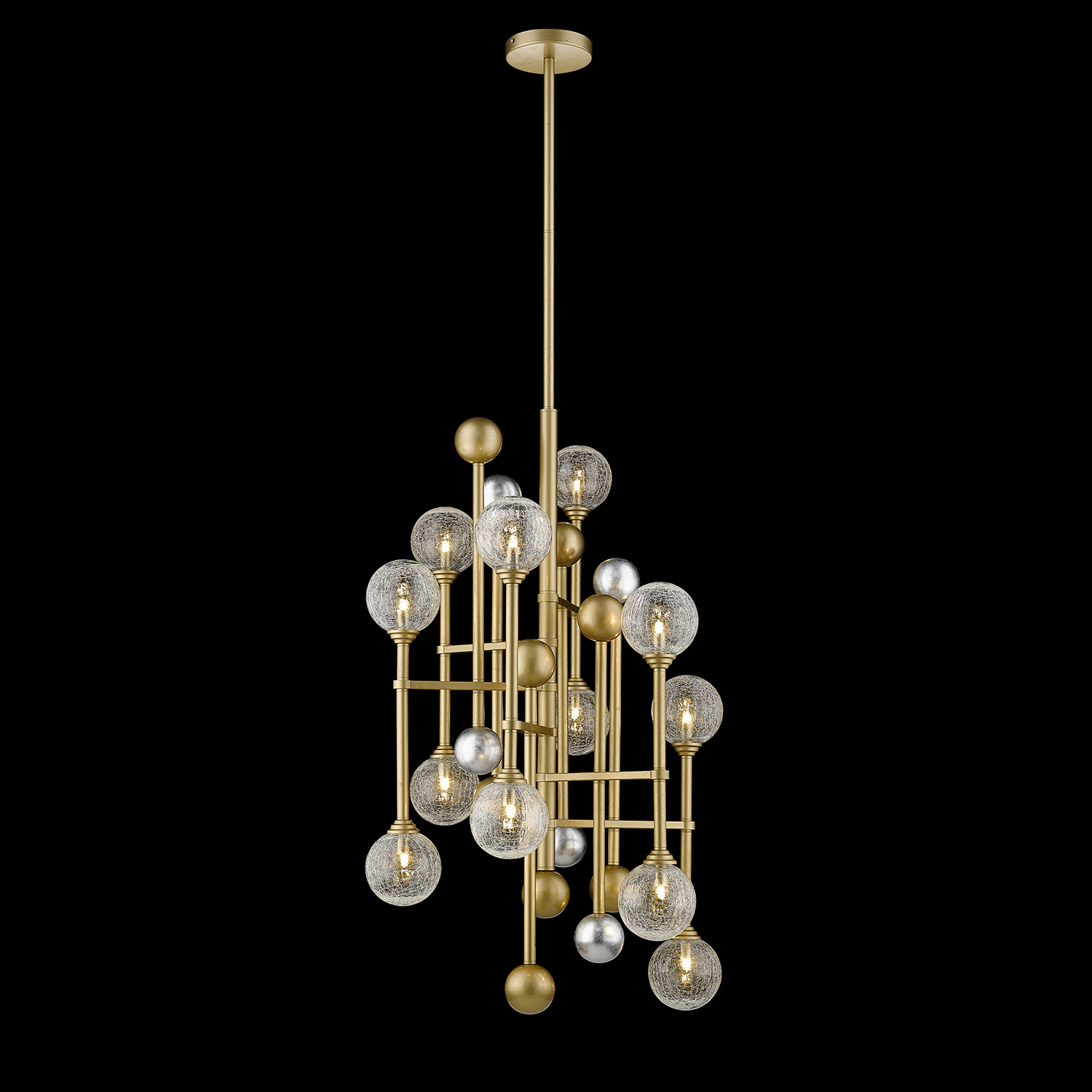 Люстра Fluxus 12 gold