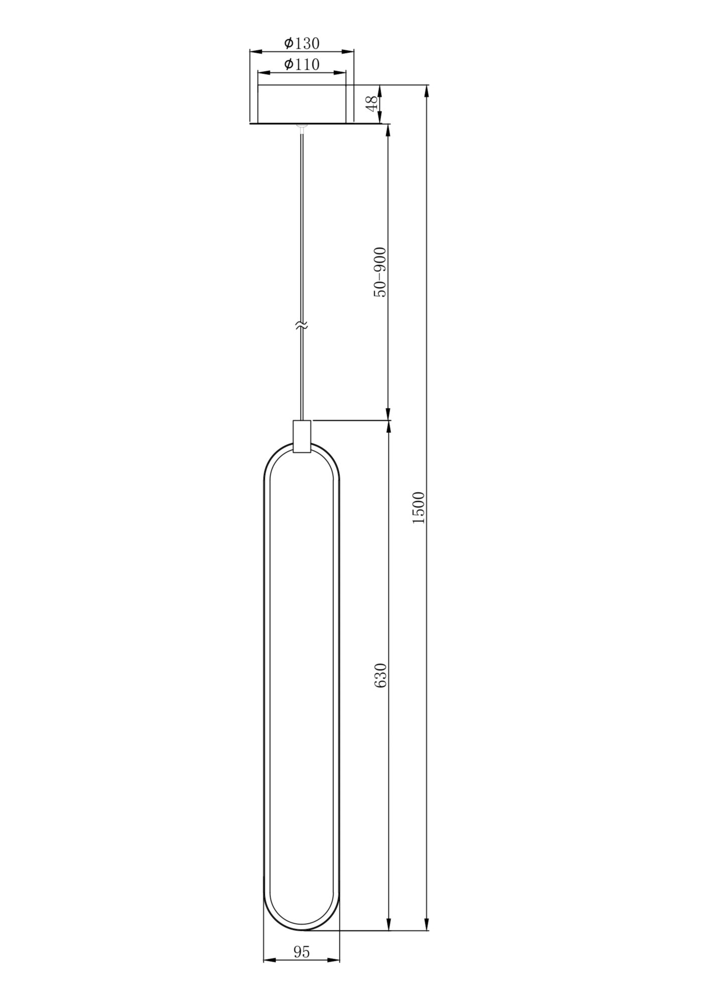 Подвесной светильник Maytoni MOD017PL L13