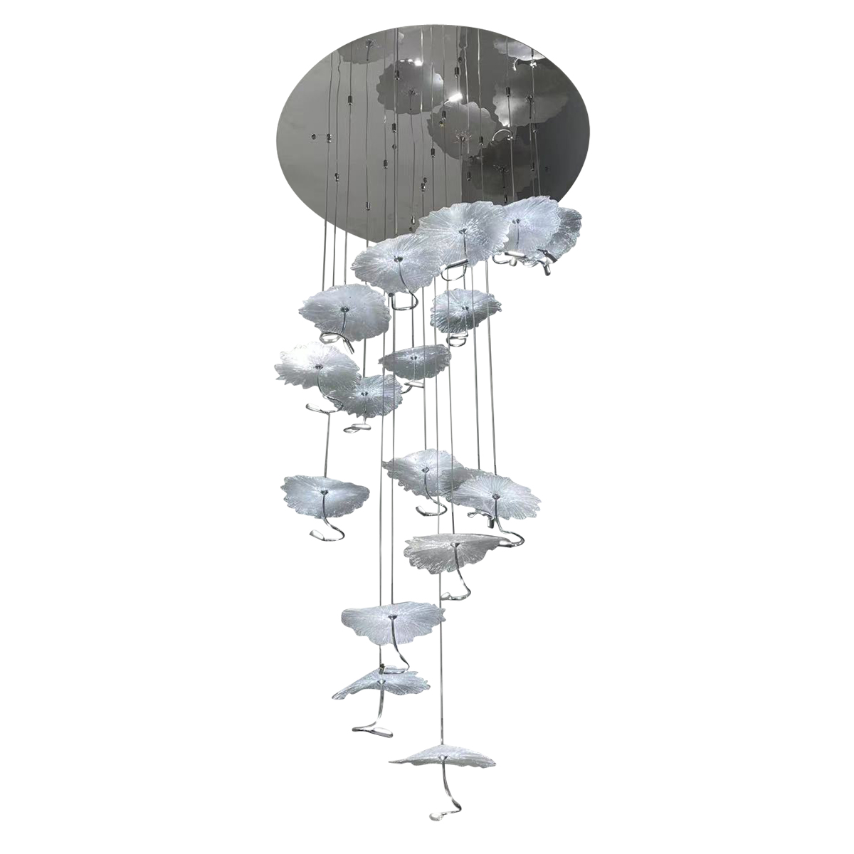 Люстра X-8827P/19 silver