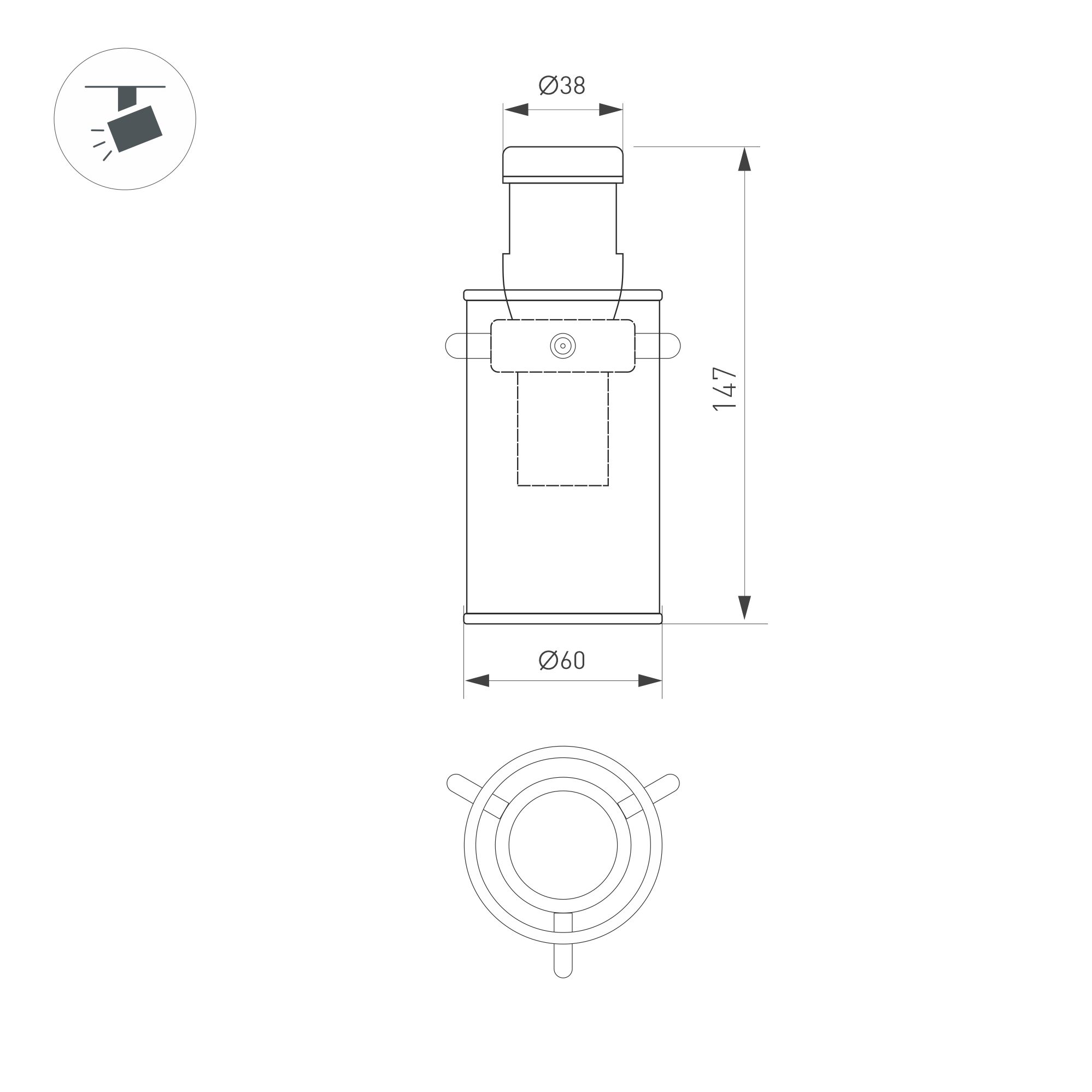 Светильник ART APRIORI LANTERN C R60 5W
