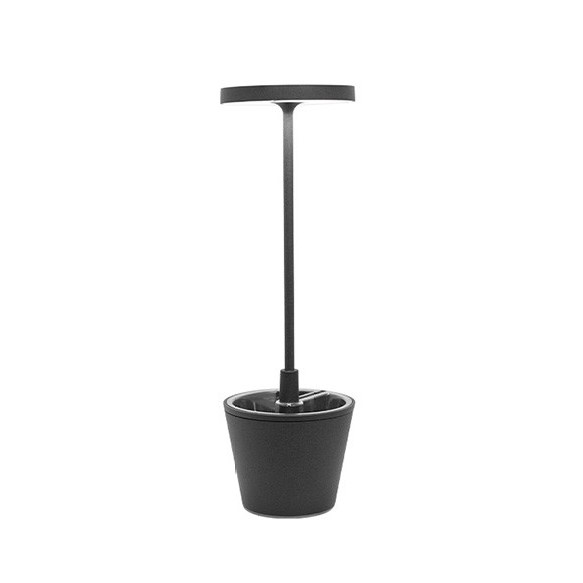 Настольная лампа Zafferano Poldina Reverso Dark grey