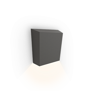 Настенный светильник Vibia Break plus 4112 Black Anthracite