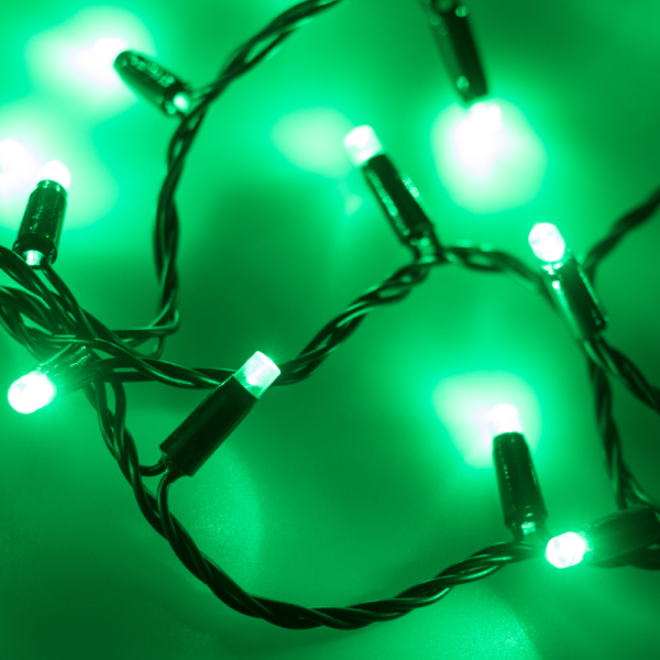 Светодиодная гирлянда ARD STRING CLASSIC 10000 100LED FLASH GREEN Светодиодная гирлянда ARD STRING CLASSIC 10000 100LED FLASH GREEN