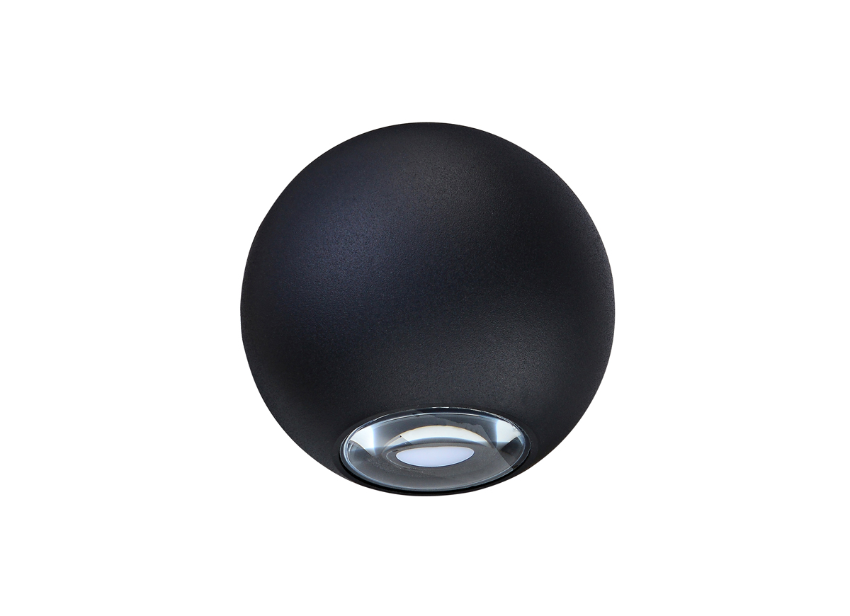 Настенный светодиодный светильник, 2x3Вт DL18442/12 Black R Dim Lumin