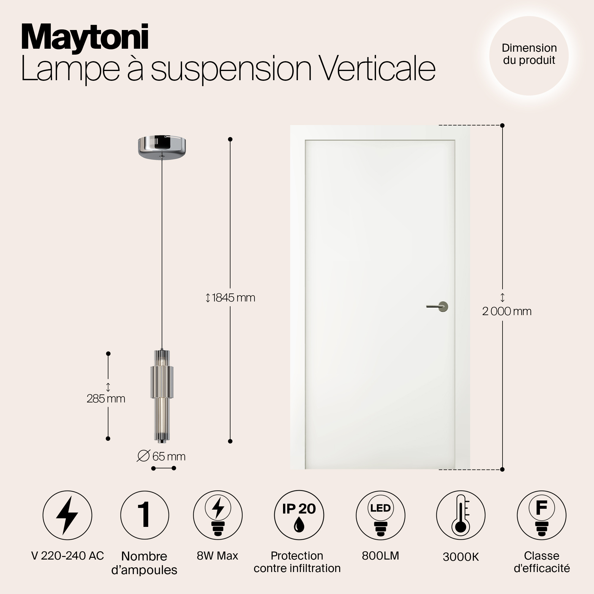 Подвесной светильник Maytoni MOD308PL L9