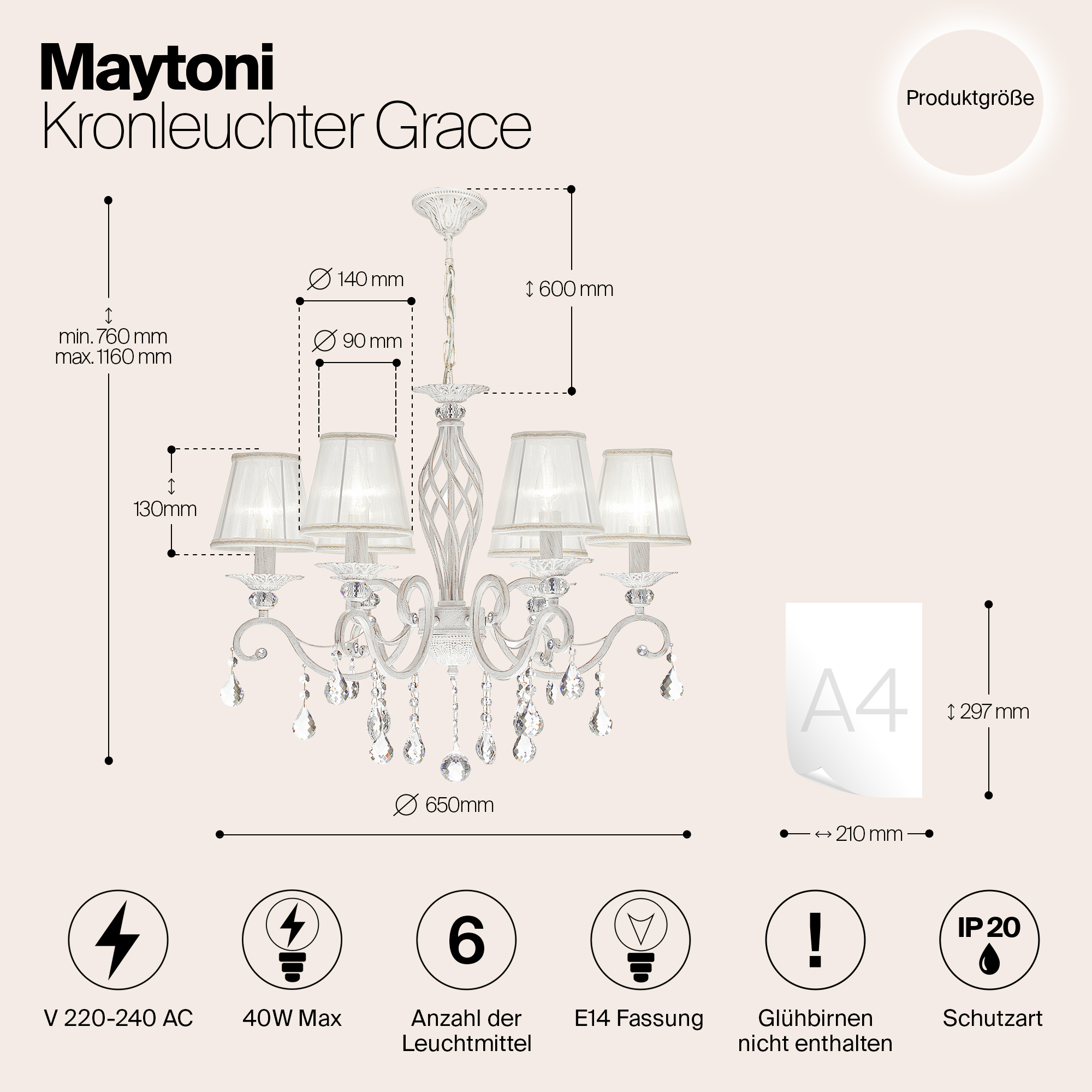 Люстра Maytoni ARM247 06