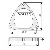 Держатель OVAL-SG (Arlight, -) 017269