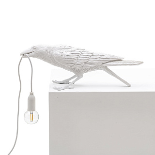 Настольная лампа Seletti Bird Playing White Outdoor
