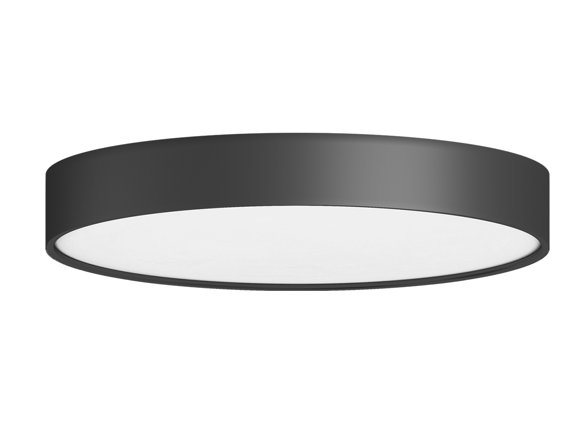 Накладной светодиодный светильник, 60Ватт, 3000К, D-600мм.,черный C111052D600WW Black Sp Plato Sp
