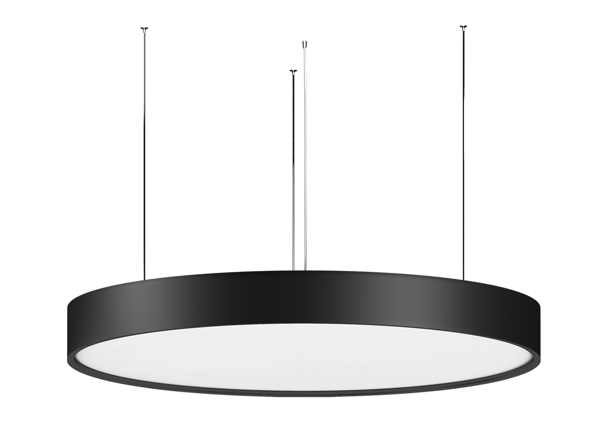 Подвесной светодиодный светильник, 96Ватт, 4000К, D-800мм.,черный S111052D800NW Black Sp Plato Sp