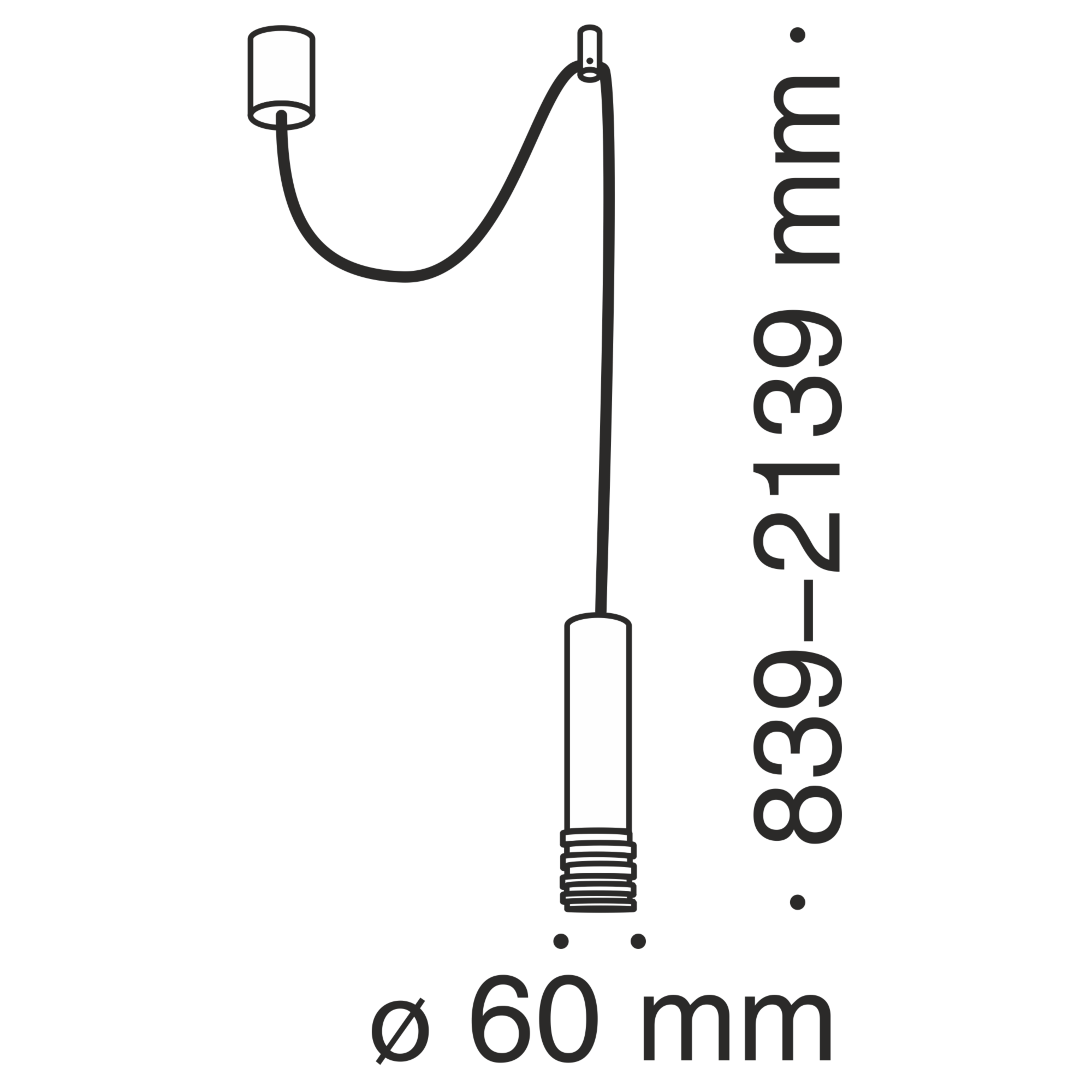 Подвесной светильник Technical P025PL 01
