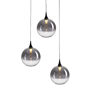 Подвесной светильник MD23001045H-3A black/smoky