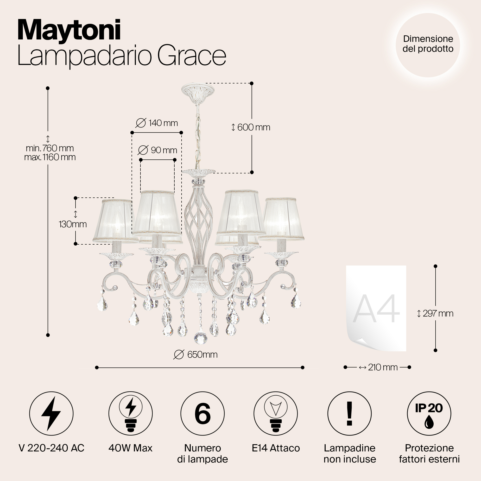 Люстра Maytoni ARM247 06