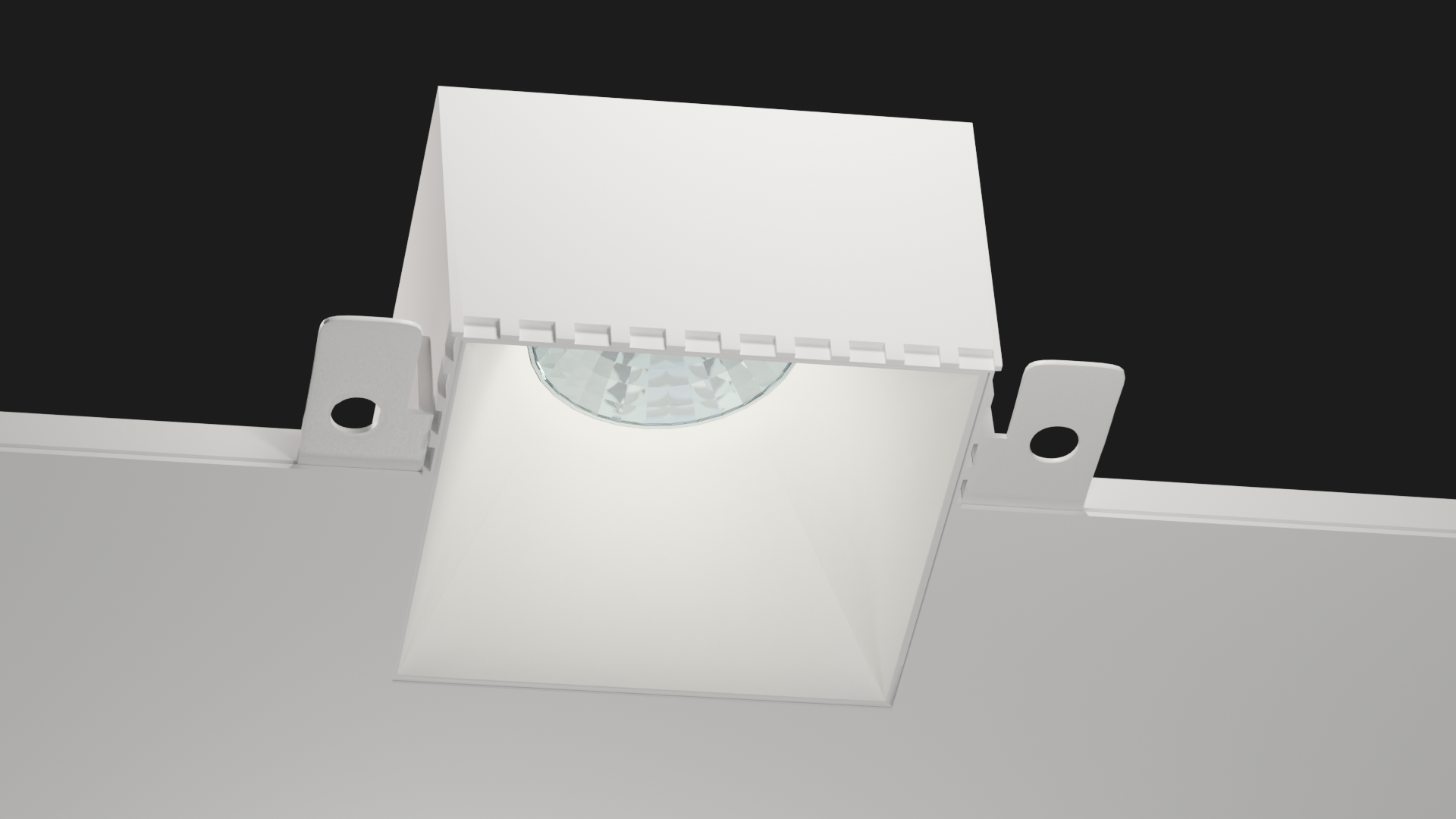 Встраиваемый светодиодный светильник под сменную лампу, матовый белый DL18892/01SQ White Click-Click