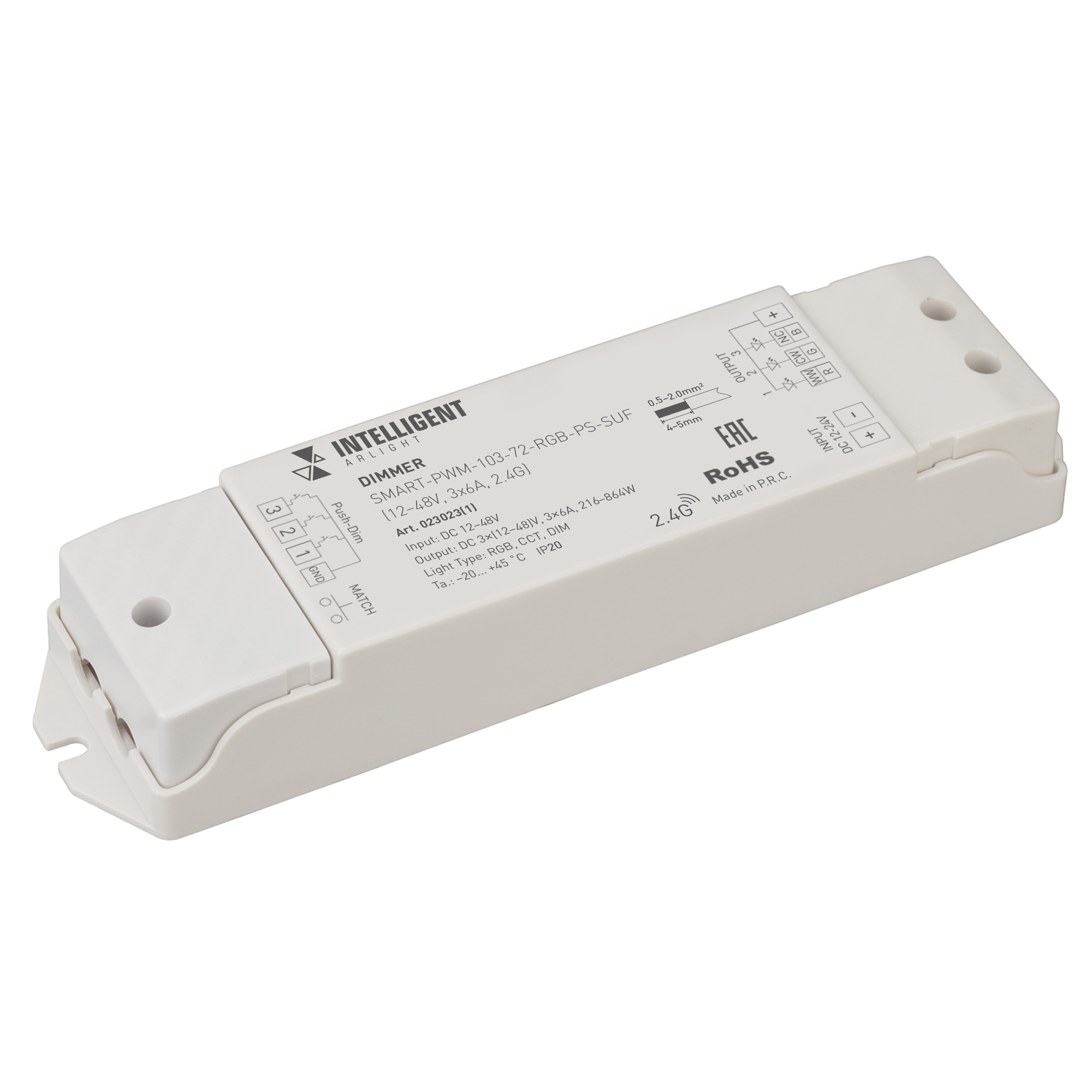 INTELLIGENT ARLIGHT Диммер SMART PWM 103 72 PS SUF Grey 5 лет INTELLIGENT ARLIGHT Диммер SMART PWM 103 72 PS SUF Grey 5 лет