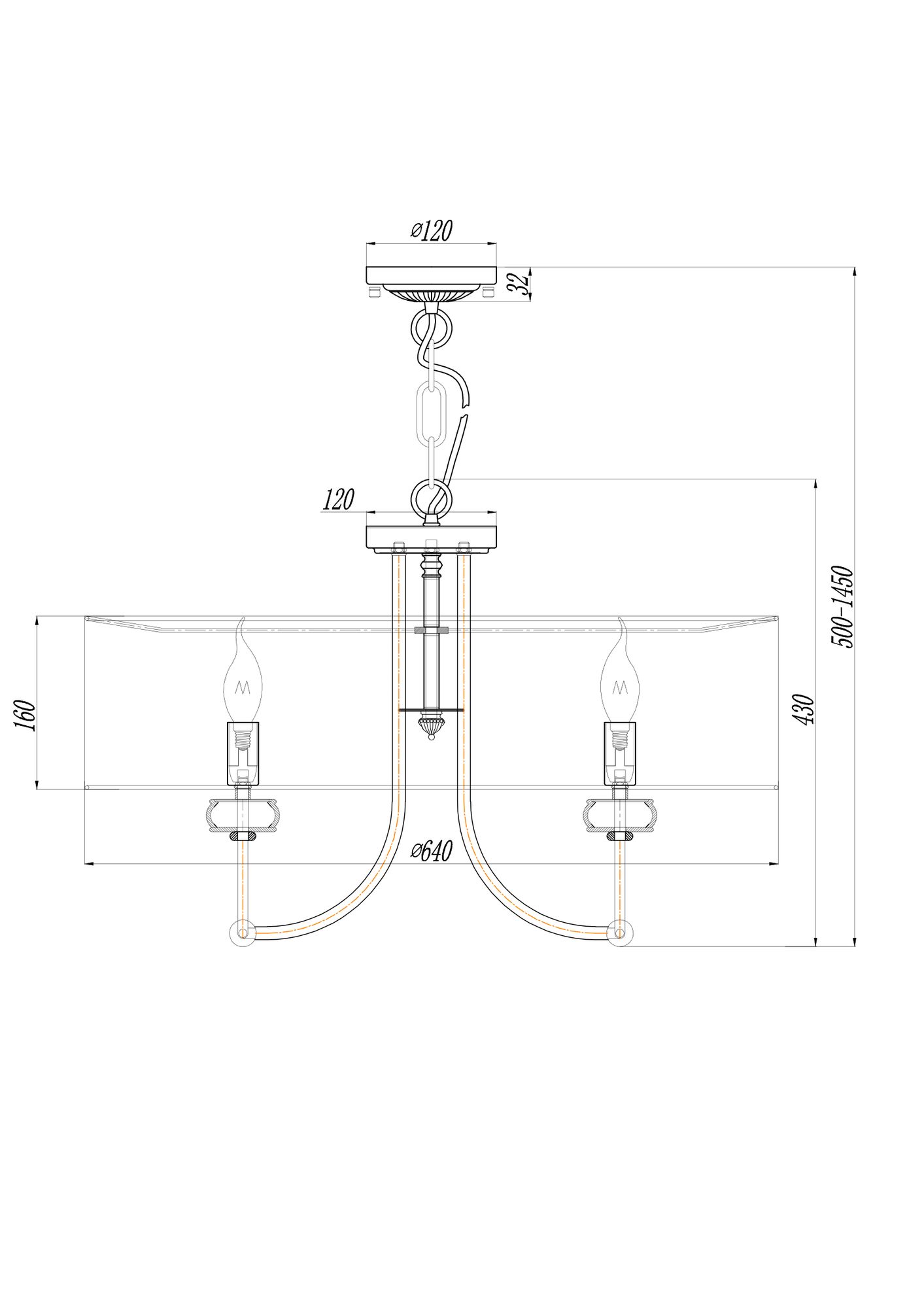 Подвесной светильник Maytoni ARM006PL 08