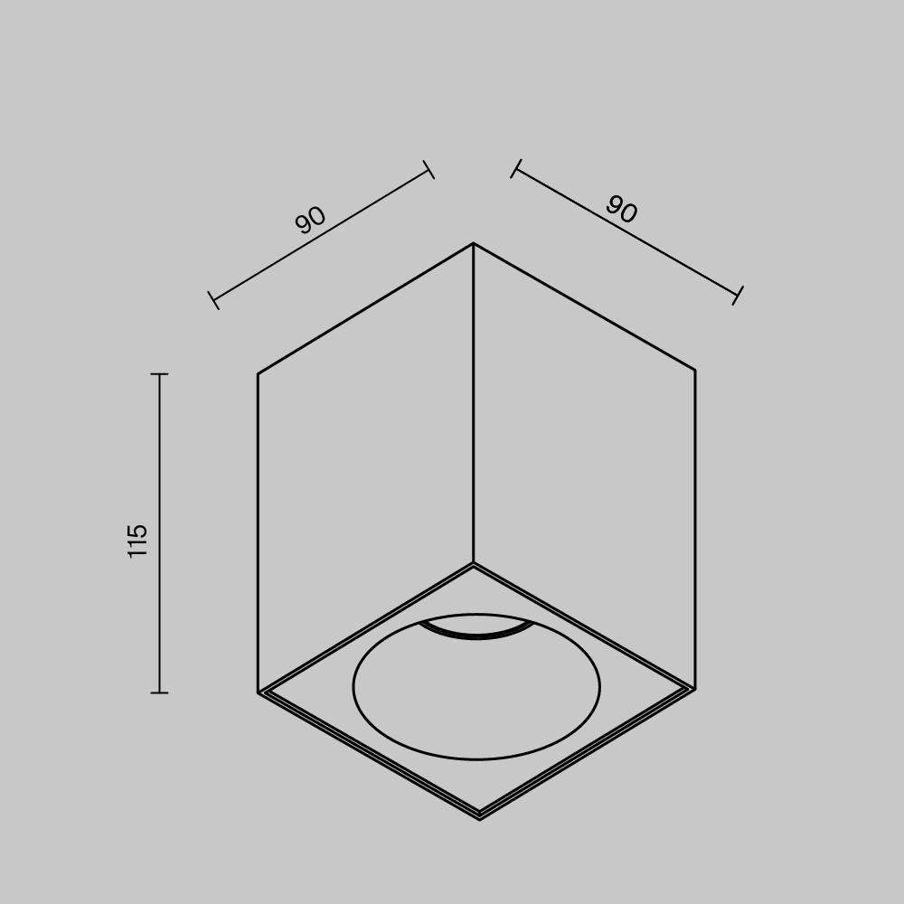 Потолочный светильник Technical C030CL 01