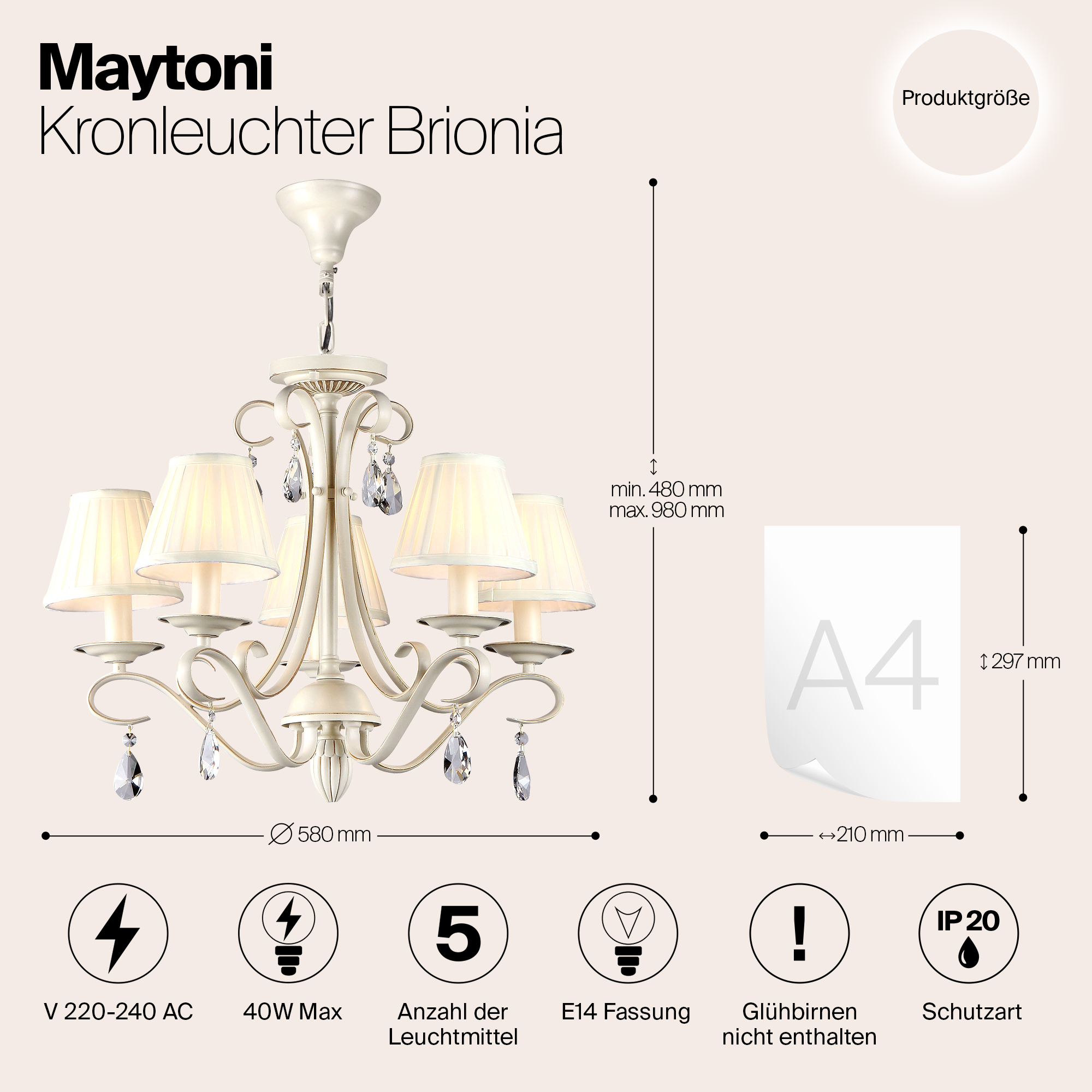 Люстра Maytoni ARM172 05