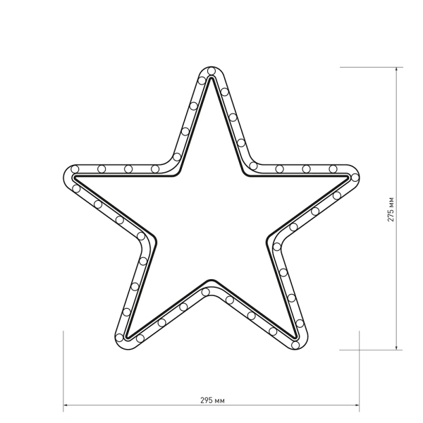 Фигура ARD STAR M1 295x275 36LED