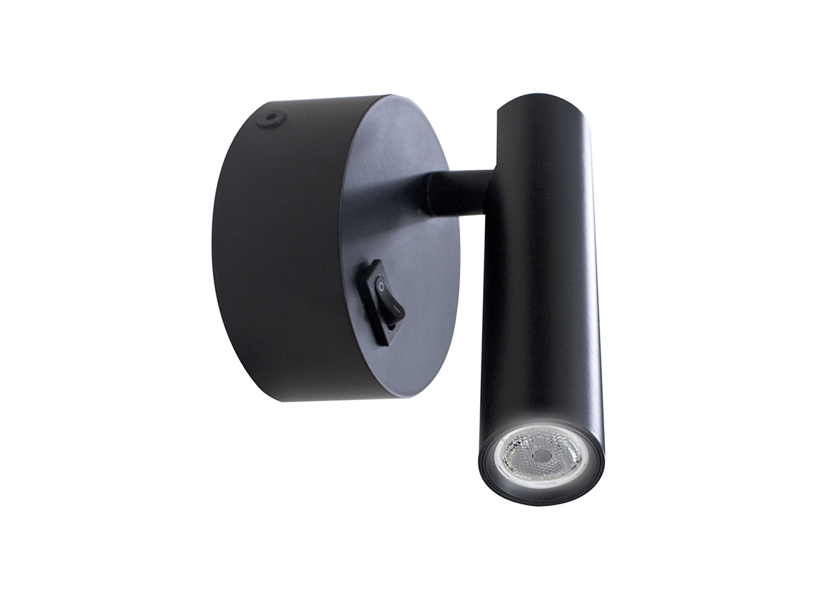 Настенный светодиодный светильник, 2Вт DL18436/A Black Jum