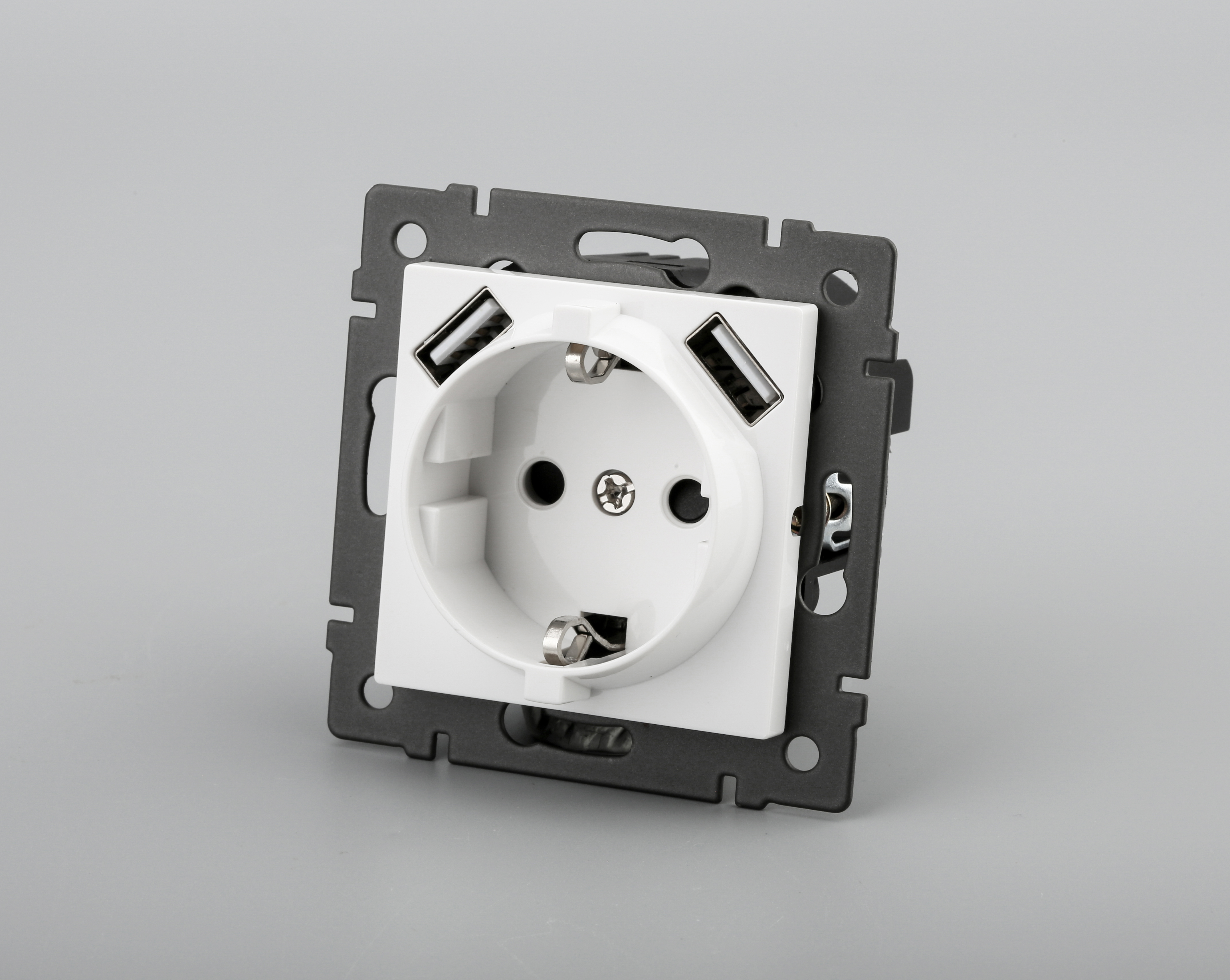 Механизм розетки с USB зарядкой SCT MUAA PL V
