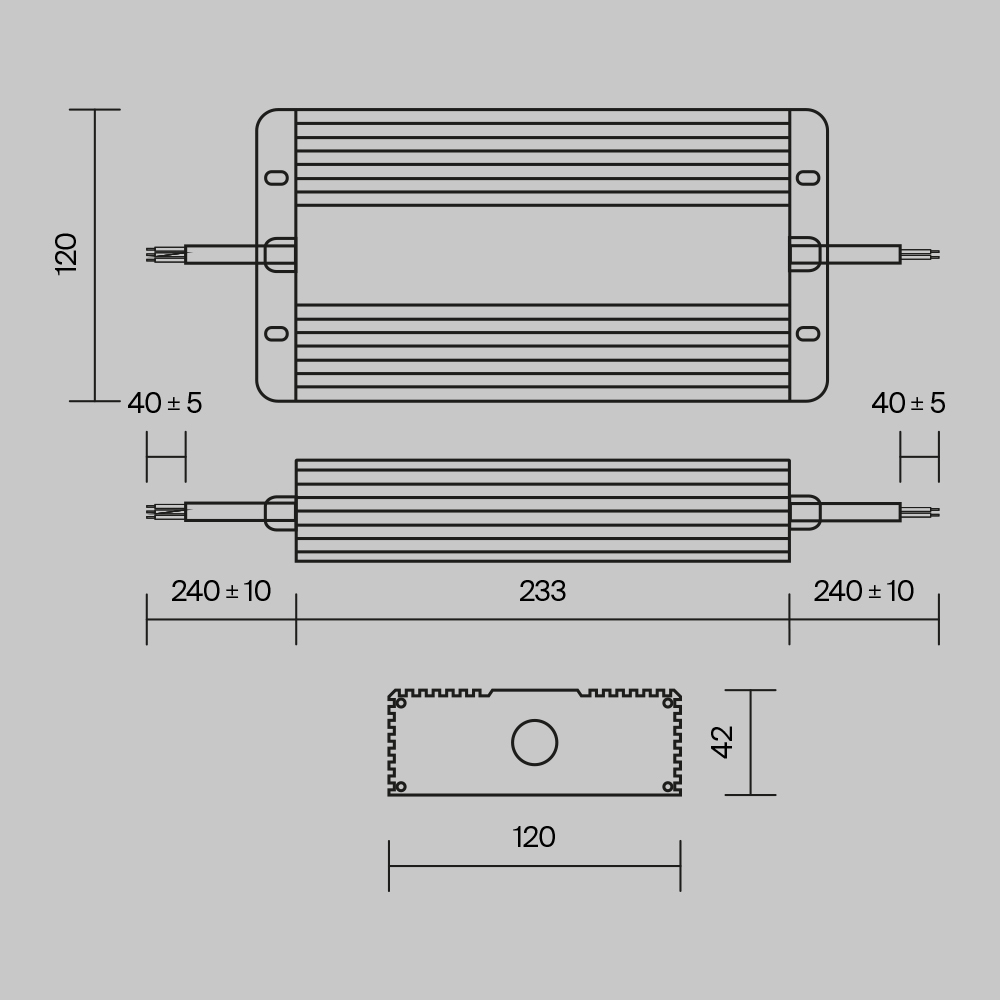 Блок питания Technical PSL008 400W 48V IP67