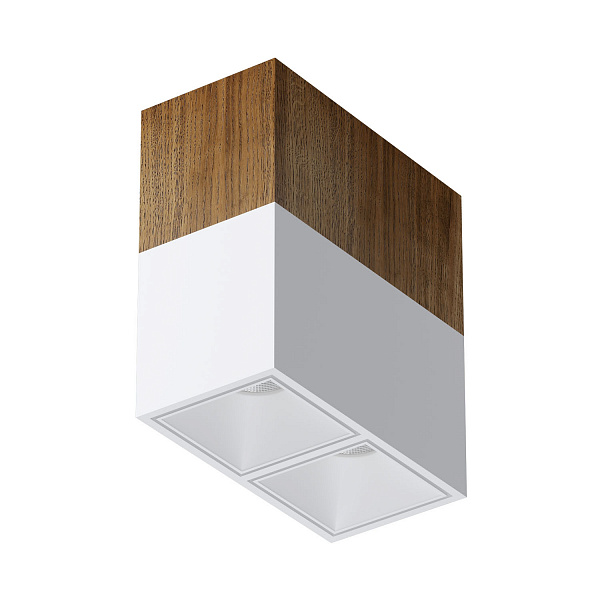 Накладной светодиодный светильник KUBING 2 Wooden 190 Накладной светодиодный светильник KUBING 2 Wooden 190